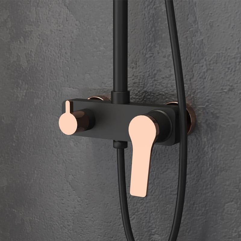 KARAG ANDARE NERO ΣΤΗΛΗ (TOTAL BLACK-GOLD-ROSE GOLD)