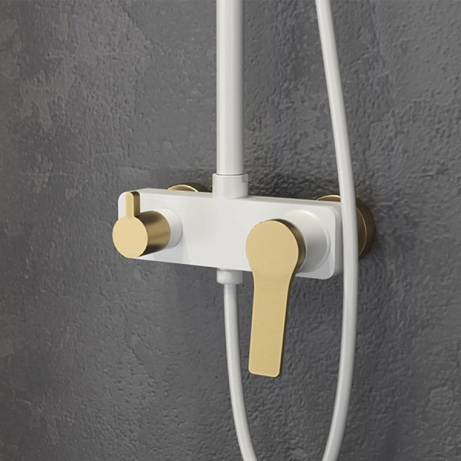 KARAG ANDARE BIANCO ΣΤΗΛΗ (TOTAL WHITE-ROSE GOLD-GOLD)