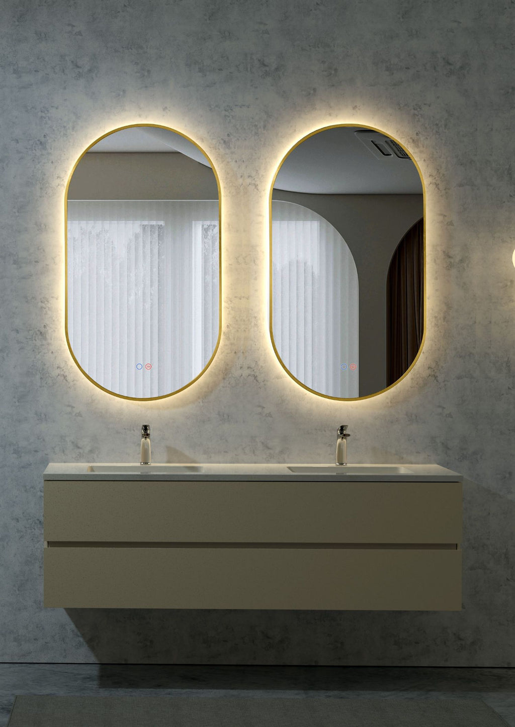 IMEX TOKYO ΚΑΘΡΕΦΤΗΣ 50Χ90CM LED (3 ΧΡΩΜΑΤΑ)