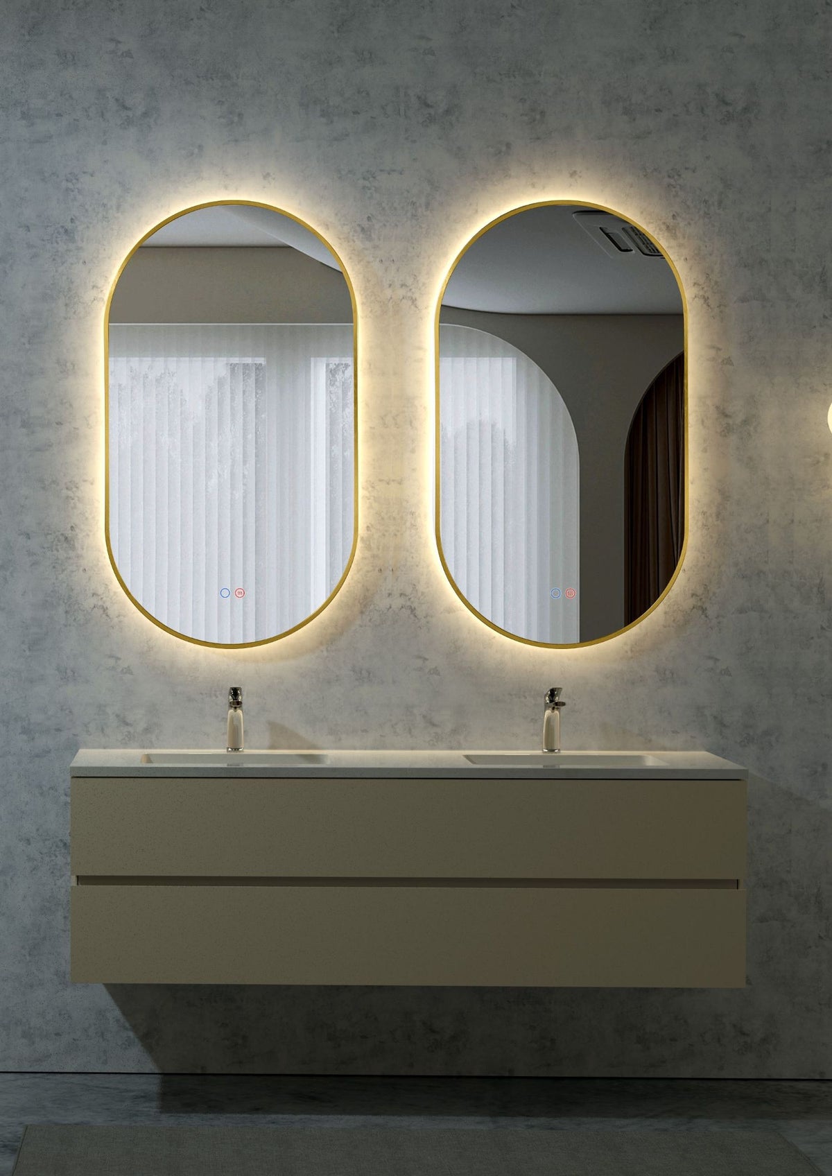 IMEX TOKYO ΚΑΘΡΕΦΤΗΣ 50Χ90CM LED (3 ΧΡΩΜΑΤΑ)