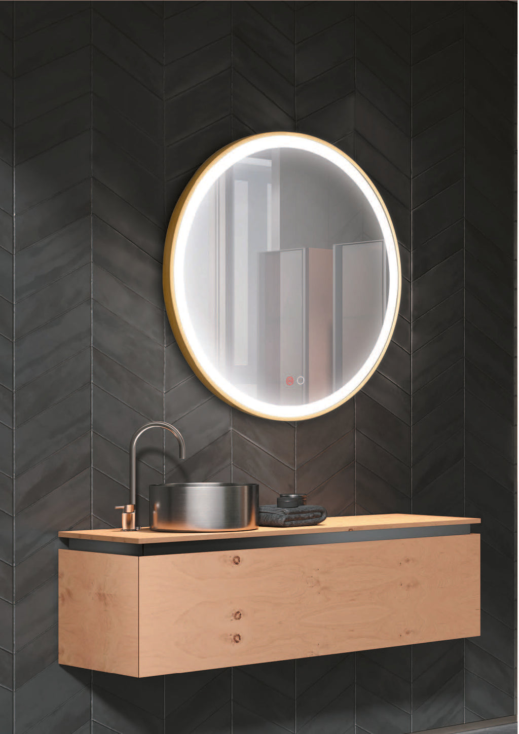 IMEX PARIS ΚΑΘΡΕΦΤΗΣ LED (3 ΧΡΩΜΑΤΑ) (2 ΜΕΓΕΘΗ)