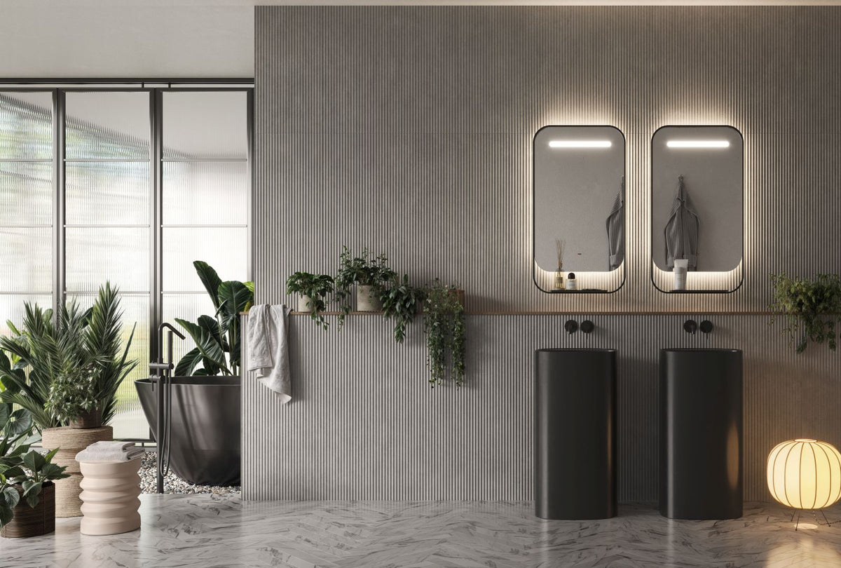 IMEX CONCEPT ΚΑΘΡΕΦΤΗΣ LED 50X90CM ΜΕ ΦΟΡΤΙΣΤΗ ΑΣΥΡΜ. ΚΙΝΗΤΟΥ