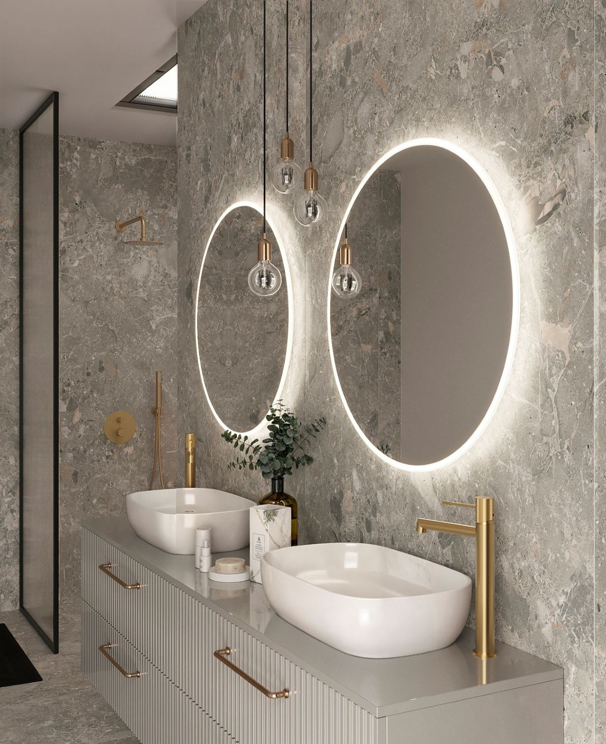 IMEX ΚΑΘΡΕΦΤΗΣ BELGICA LED (3 ΜΕΓΕΘΗ)