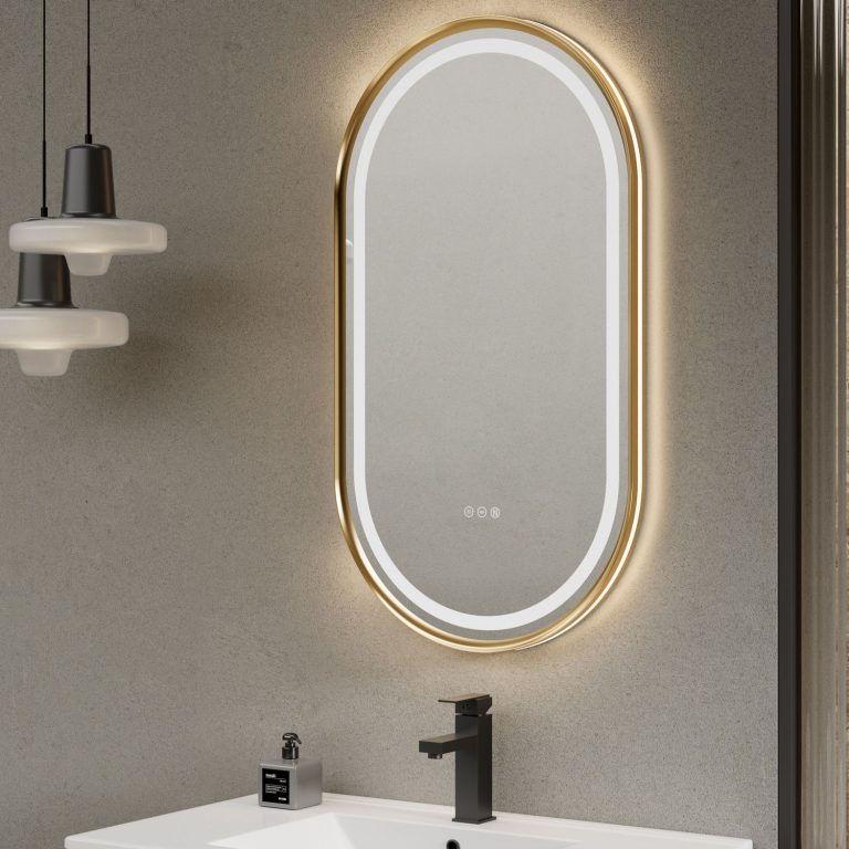 KARAG MIRANO ΚΑΘΡΕΦΤΗΣ 50X90 LED Ρυθμιζόμενο φωτισμό (2700°k  – 6500°k)