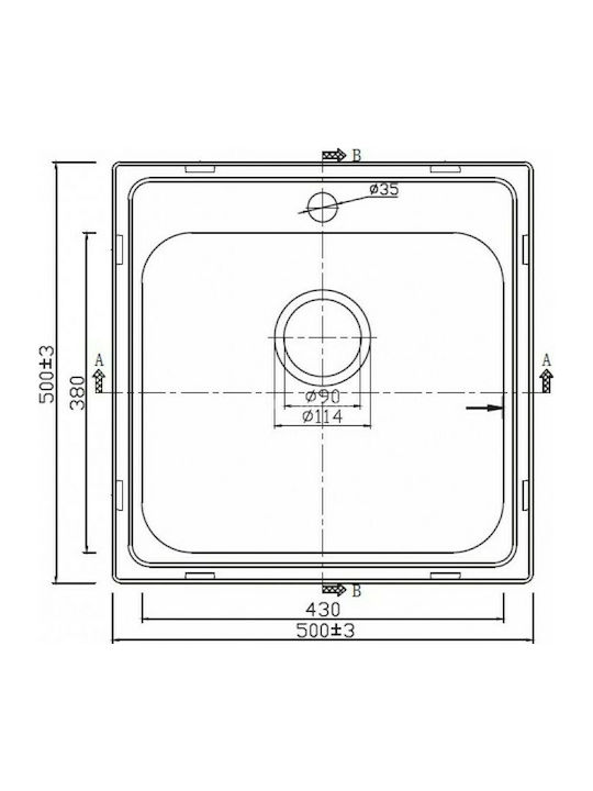 KARAG BL 625 50X50 Σατινέ