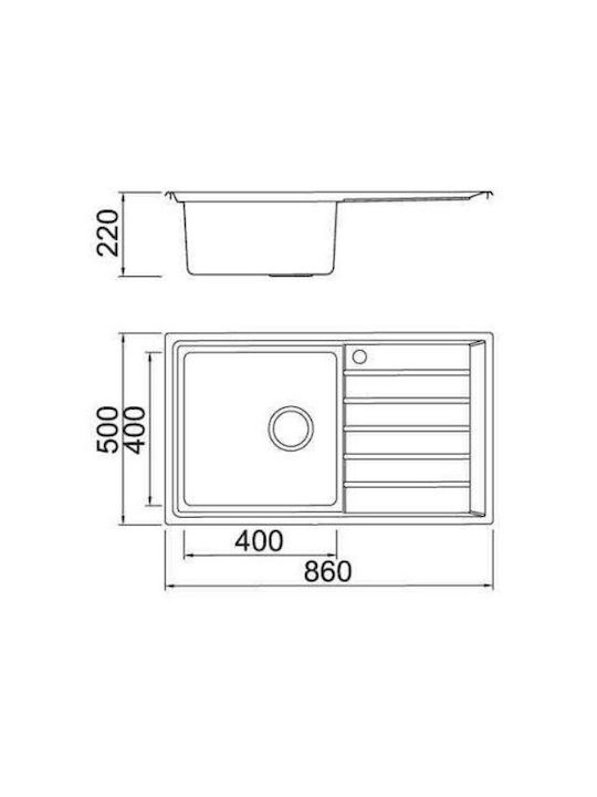 KARAG BL 654 86X50 Σατινέ