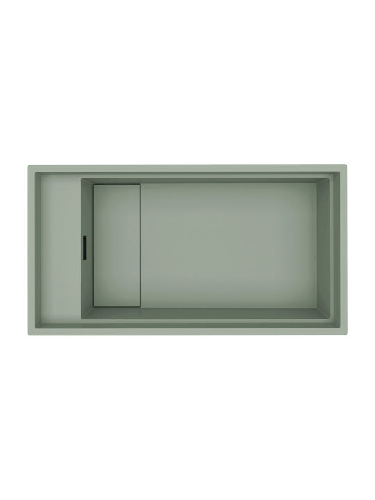 ELLECI DIALOGO 360 WORKSTATION 86X46 (BLACK-SAGE GREEN-CAVERN CLAY)