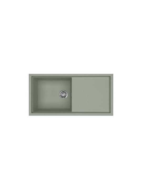 ELLECI SINTESI 480 100X50 (BLACK-SAGE GREEN-CAVERN CLAY)