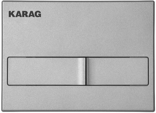 KARAG CARINA ΠΛΑΚΕΤΑ ΧΕΙΡΙΣΜΟΥ (CHROME-SATINE-ΛΕΥΚΟ-BLACK-ΧΡΥΣΟ)