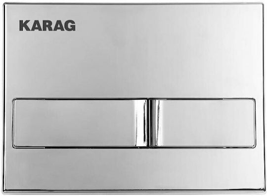 KARAG CARINA ΠΛΑΚΕΤΑ ΧΕΙΡΙΣΜΟΥ (CHROME-SATINE-ΛΕΥΚΟ-BLACK-ΧΡΥΣΟ)