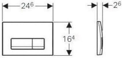 GEBERIT DELTA ΠΛΑΚΕΤΑ (5 ΧΡΩΜΑΤΑ)
