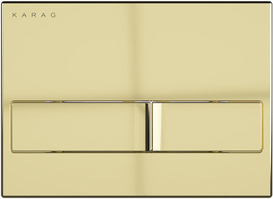 KARAG CARINA ΠΛΑΚΕΤΑ ΧΕΙΡΙΣΜΟΥ (CHROME-SATINE-ΛΕΥΚΟ-BLACK-ΧΡΥΣΟ)